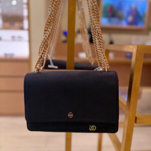 Geanta Tory Burch Emerson Flap Adjustable Black